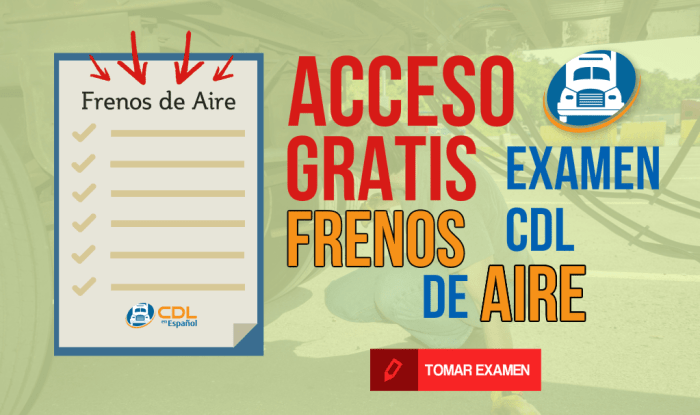 Examen cdl frenos de aire